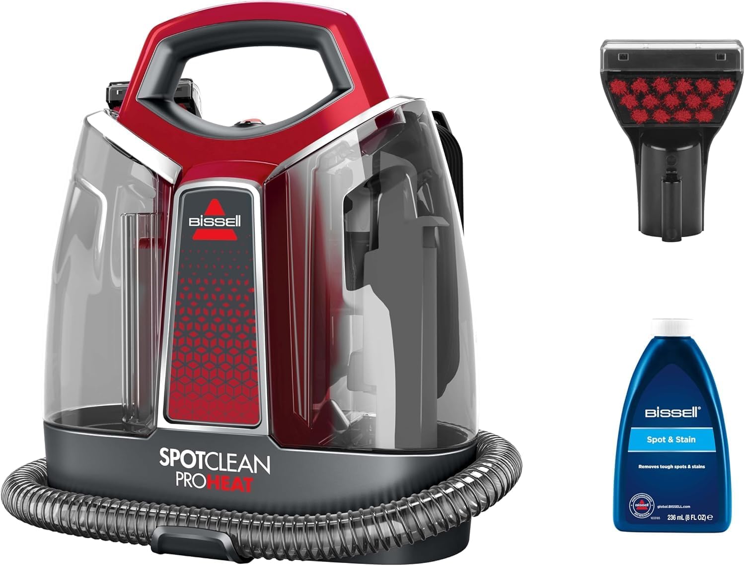 SpotClean ProHeat, Shampouineuse Canapé, Moteur Puissant de 330W, Design Compact, avec Technologie HeatWave, Nettoyeur pour Tapis, Moquettes, Meubles, Tissus, Voiture & Plus Encore, 36988