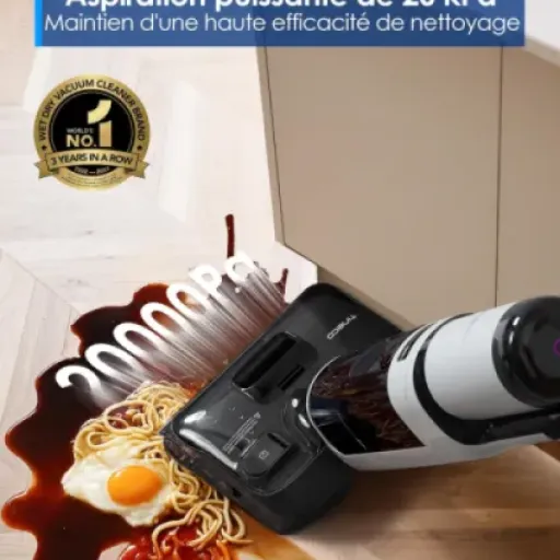 Test Tineco Floor One i5 Stretch : l'aspirateur qui nettoie les bords avec brio