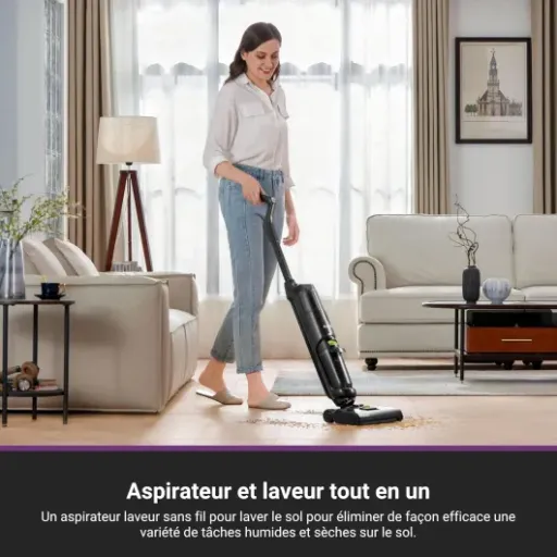 Test Eureka NEW400 : L'aspirateur laveur sans fil qui veut tout faire