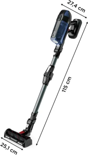 X-Force Flex 12.60 Aqua Aspirateur Balai Laveur sans Fil, Aspire et Lave Simultanément, Puissance 150AW, Autonomie 45min, LED RH98C8WO 12.60 - 150 AW Tête aqua