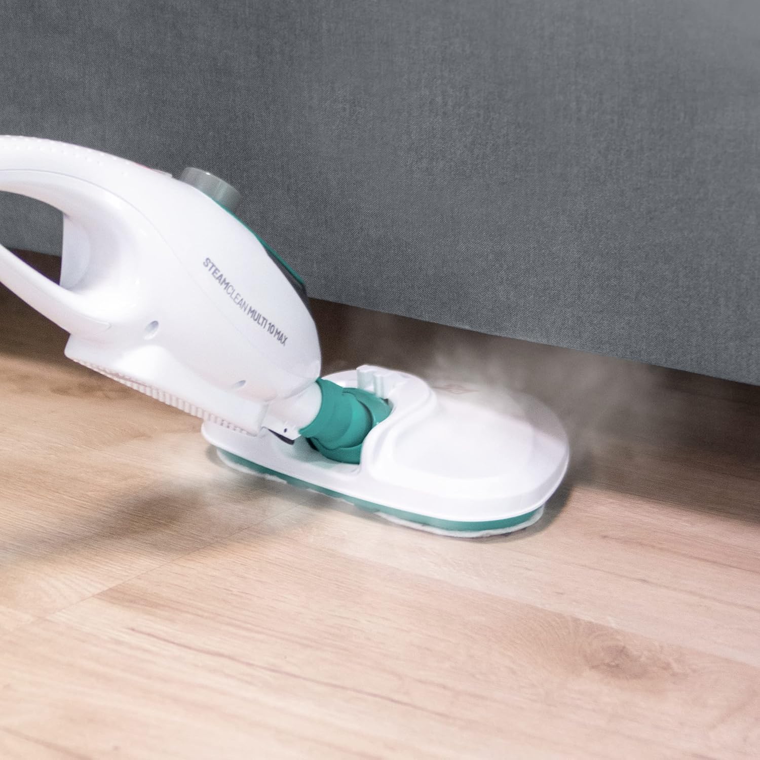 Di4 Steamclean Multi10 Max 10 en 1 Balai Vapeur Nettoyeur Multifonctions, Aspirateur Vapeur 1500W, Élimine 99.9% des Virus et des Bactéries, Manche télescopique extensible, Émission maximale de vapeur