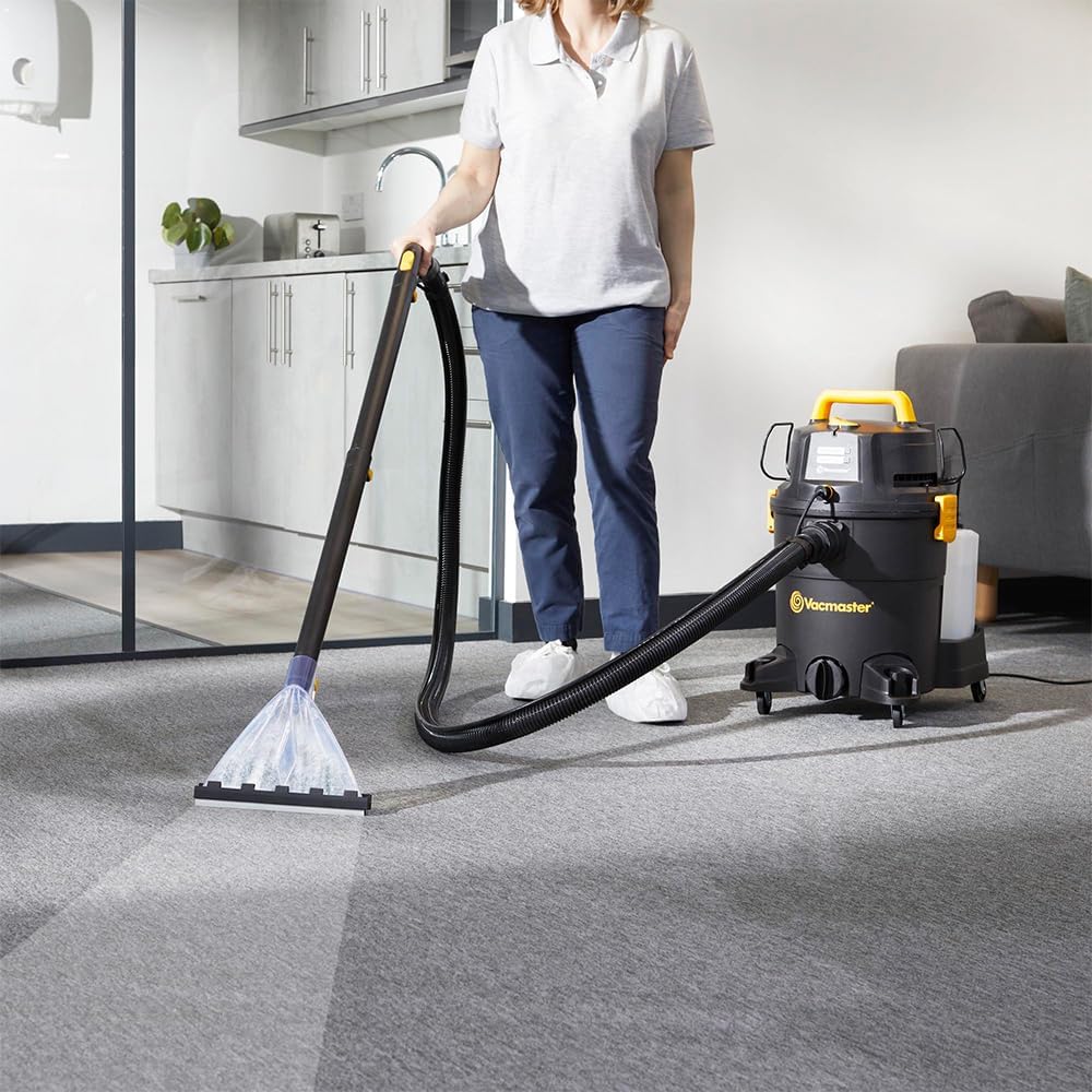 VK1323PFR 1300W 23L 3-en-1 Nettoyeur Multi-Surfaces pour Tapis Moquettes Tissus d'ameublement Escaliers et Voiture, Nettoyeurs Tapis et moquettes Aspirateur Eau et Poussière