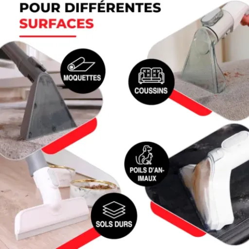 Test SPOTTY Sprintus : la shampouineuse simple qui fait le job pour tapis, canapés et matelas