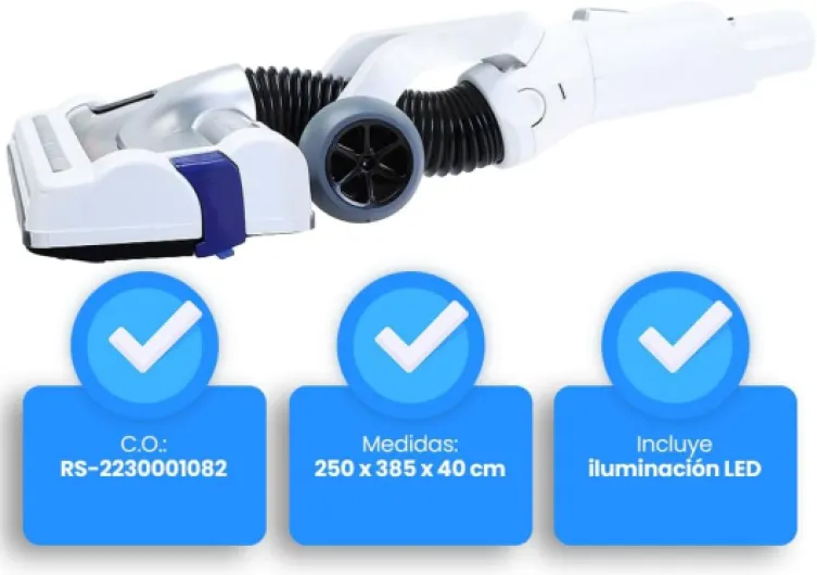 ANAKEL HOME Electrobrosse RS-2230001082 pour Aspirateur Rowenta Air Force 360, Air Force 360 Max, Air Force 560, Air Force 560 Flex.. - - RH5729, RH90XX - Couleur Blanche