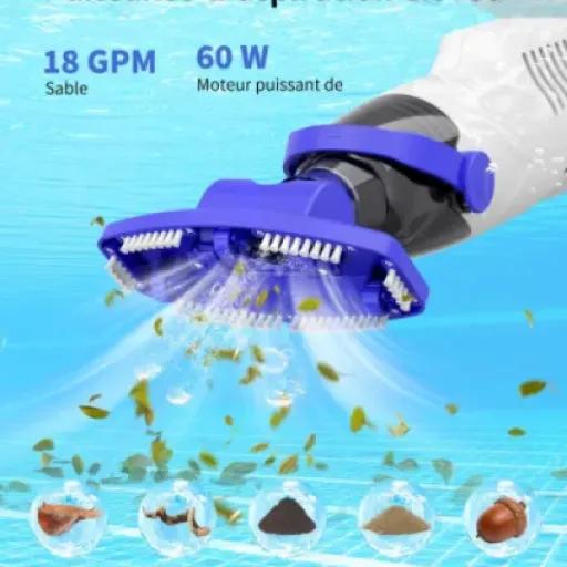 Test Nichro Akku Poolsauger : l’aspirateur de spa pratique, mais limité pour les grandes piscines
