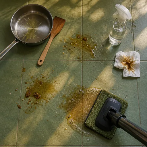 Taches de gras au sol : pourquoi votre aspirateur laveur galère en cuisine et comment y remédier