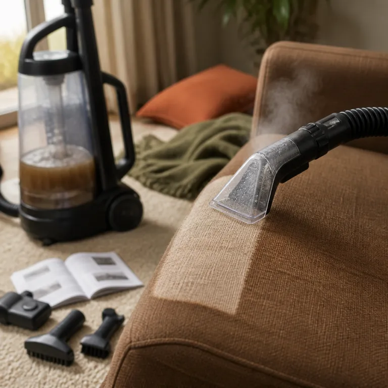Nettoyeur vapeur pour canapé : la méthode experte pour un salon sain et un aspirateur laveur durable