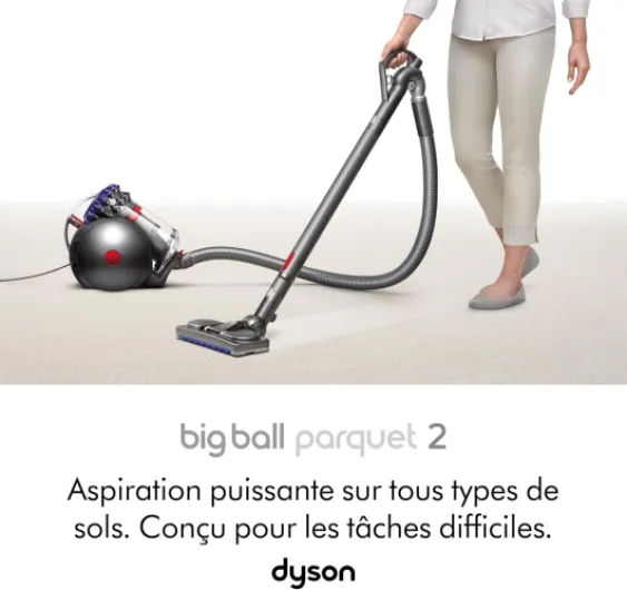 Big Ball™ Aspirateur traîneau Parquet 2 – Embout spécial pour sols en parquet