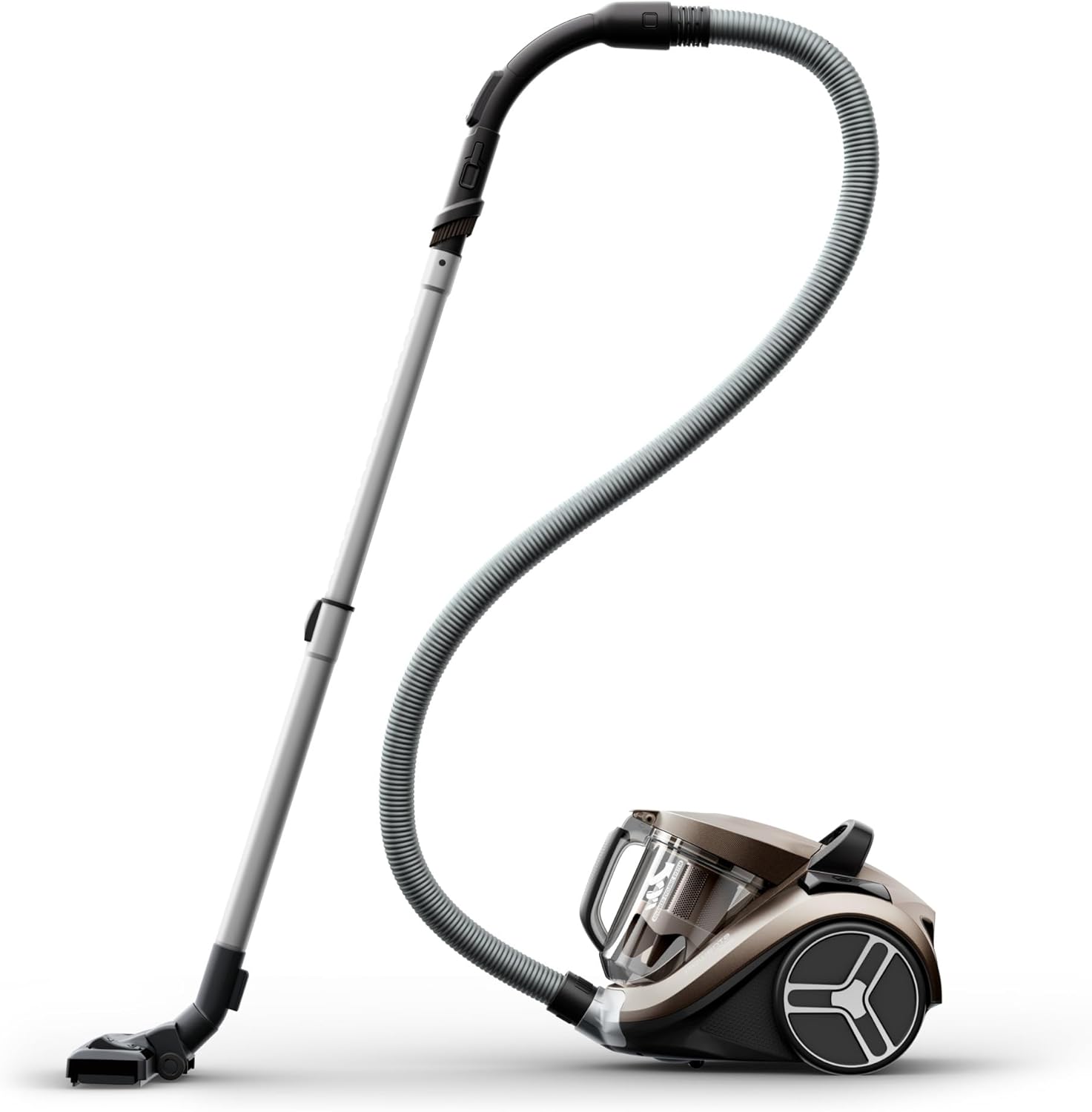 Compact Power XXL Animal Aspirateur sans sac, Moteur basse consommation 900W max, Haute filtration, Bac à poussière 2,5L, Compact, RO4B50EA, Cigarillo 75 dB