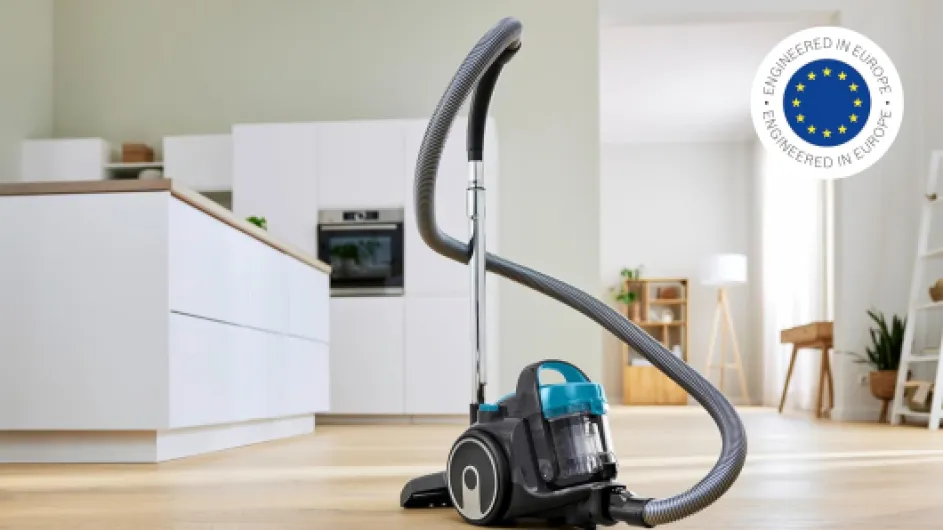 Electroménager Série 2, BGS05X240, aspirateur traîneau sans Sac Compact et léger, Rayon d'action de 9 m, pour Tous Les Types de sols, avec Accessoire spécial Poils, Turquoise Aspirateur Série 2 BGS05X240